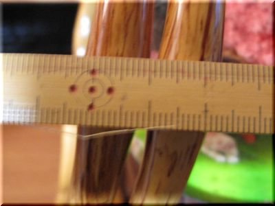 画像3: 「樹脂製リング持ち手」竹風　外径15cm　2本1組