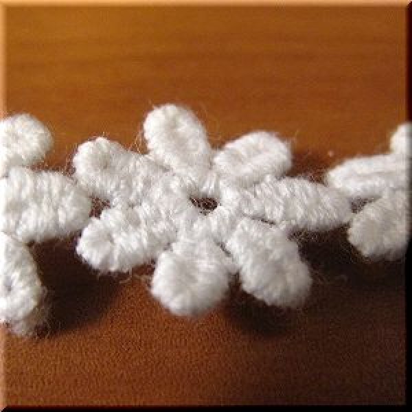 画像2: 「ケミカルレース」 白色 29　10cm (2)