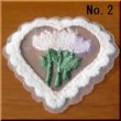 画像3: 「モチーフ」花ハート　1枚 (3)