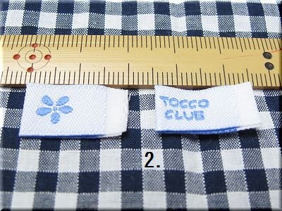 画像3: 「2つ折り刺繍タグ」　小花　1枚