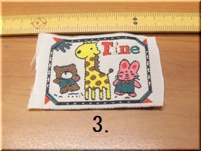 画像3: 「刺繍タグ」　色々3種類　No.2　1枚