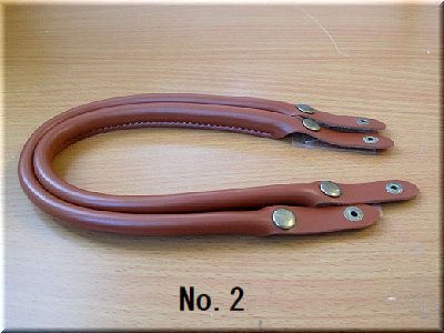 画像2: 「合皮持ち手」 バネホック付き　長さ47cm 　1組