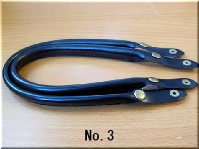 画像3: 「合皮持ち手」 バネホック付き　長さ47cm 　1組