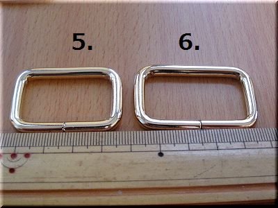 画像3: 線径5mm「角カン」  G　4サイズ　1個