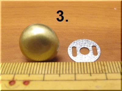 画像3: 「底鋲」 丸型  座金付  直径10・12・15mm  明AG　1個