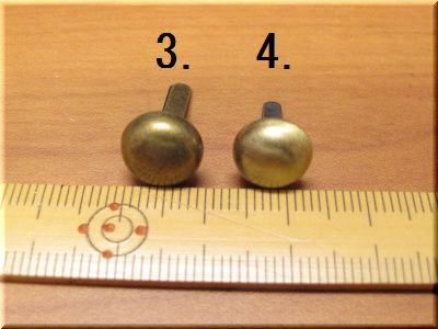 画像2: 「底鋲」 丸型 φ10mm  G or AG　1個＆4個＆5個