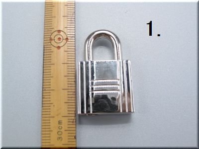 画像1: 「南京錠」 キーなし角型　1個
