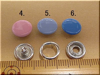 画像3: 「カラースナップボタン」 9.5mm　1組