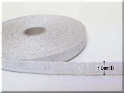 画像1: 「綿麻スタンプテープ」 10mm巾　10cm