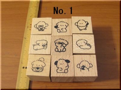画像1: 「スタンプ」 犬柄又はパンダ柄　1個